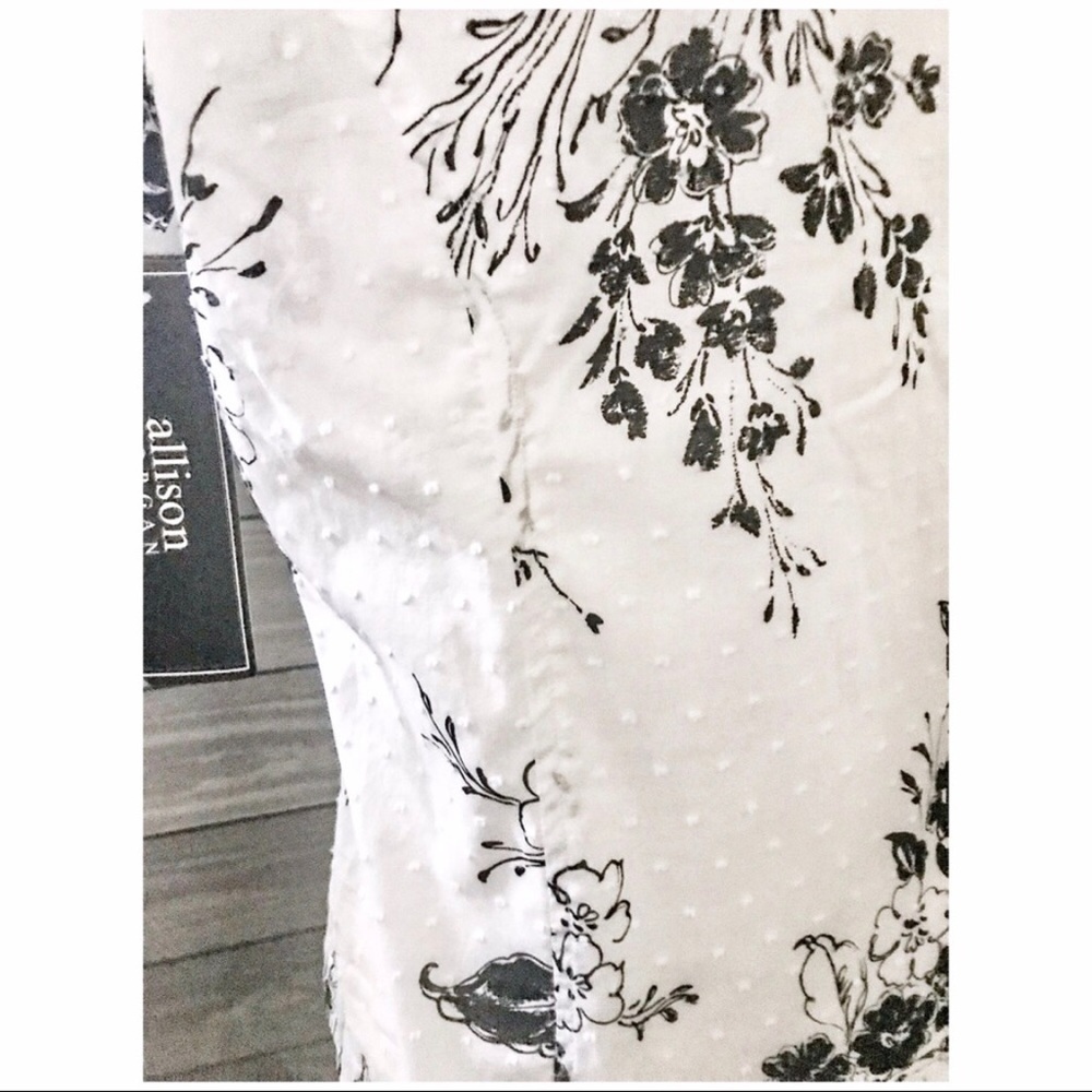 🏵ALLISON MORGAN SWISS DOT BLOUSE - Picture 6 of 8